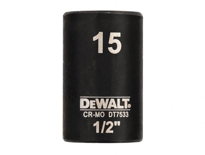 Головка торцевая ударная короткая IMPACT DeWALT DT7533