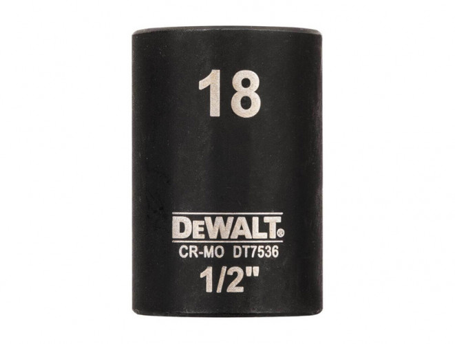 Головка торцевая ударная короткая IMPACT DeWALT DT7536