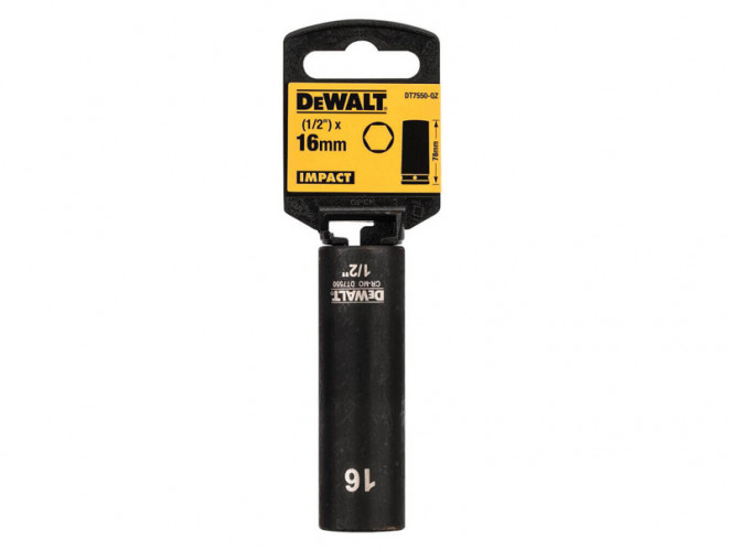 Головка торцевая ударная удлинённая IMPACT DeWALT DT7550