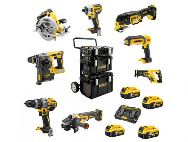 Набор аккумуляторного инструмента DeWALT DCK853P4