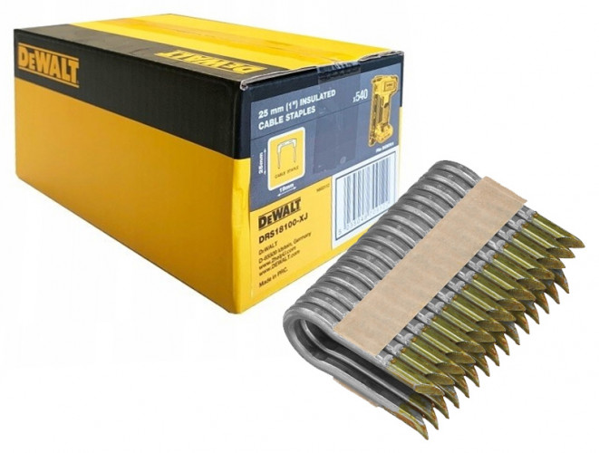 Скобы крепежные (нержавеющая сталь) DeWALT DSTSX18SE