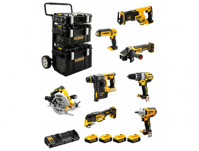 Набор аккумуляторного инструмента DeWALT DCK856P4