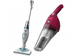 Паровая швабра+пылесос BLACK&amp;DECKER FSM1616+NVB115WA