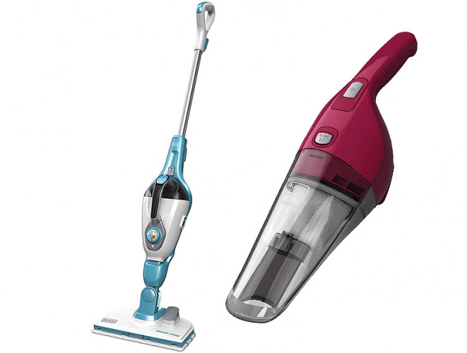 Паровая швабра+пылесос BLACK&DECKER FSMH13151SM+NVB115WA