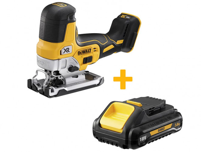 Аккумуляторный лобзик DeWALT DCS335N+DCB187