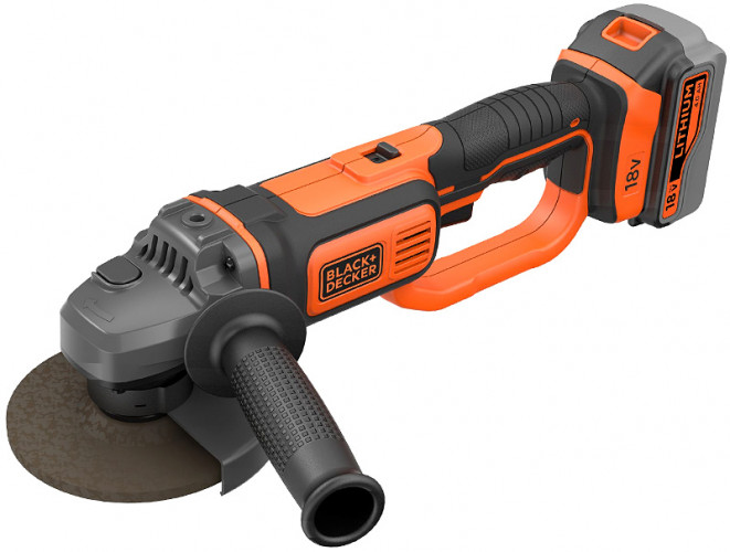 Аккумуляторная болгарка BLACK&DECKER BCG720M1
