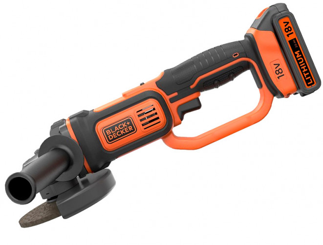 Аккумуляторная болгарка BLACK&DECKER BCG720M1