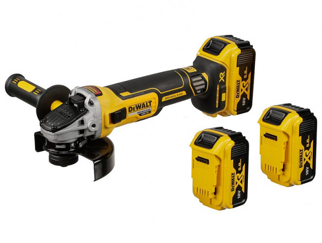 Аккумуляторная болгарка DeWALT DCG405P3