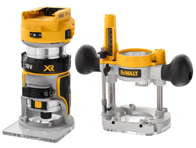 Аккумуляторный многофункциональный фрезер DeWALT DCW604P2