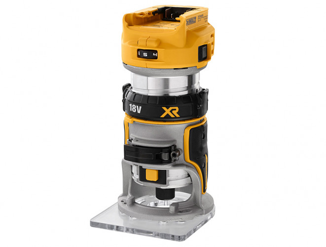 Аккумуляторный окантовочный фрезер DeWALT DCW600N