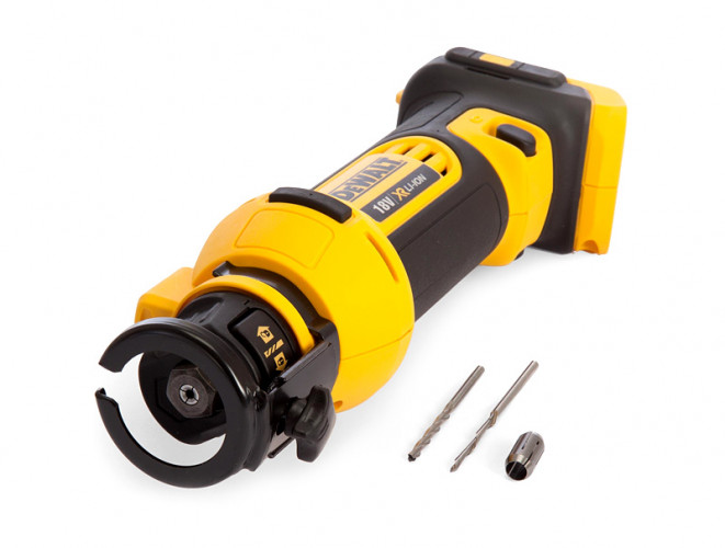 Аккумуляторный фрезер для вырезания гипсокартона DeWALT DCS551N