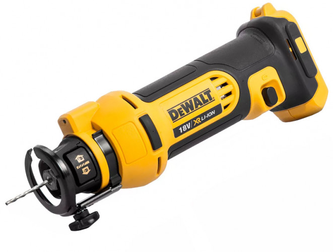 Аккумуляторный фрезер для вырезания гипсокартона DeWALT DCS551NT