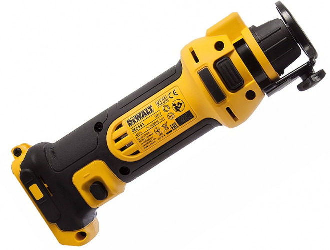 Аккумуляторный фрезер для вырезания гипсокартона DeWALT DCS551NT