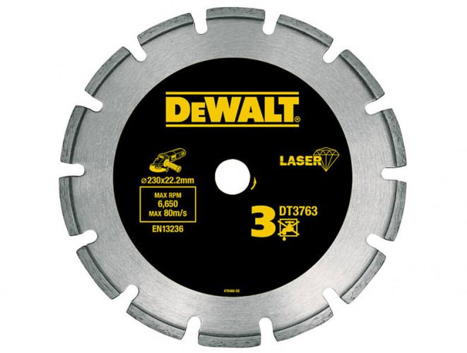 Диск алмазный DeWALT DT3763