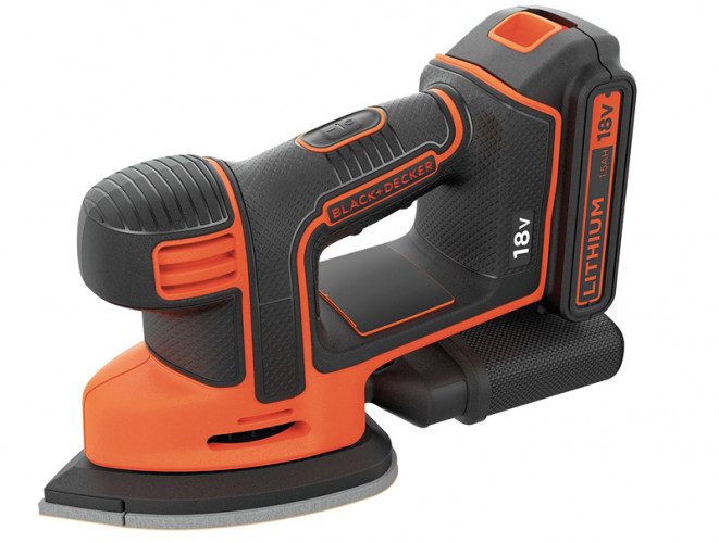 Аккумуляторная виброшлифмашина BLACK&DECKER BDCDS18