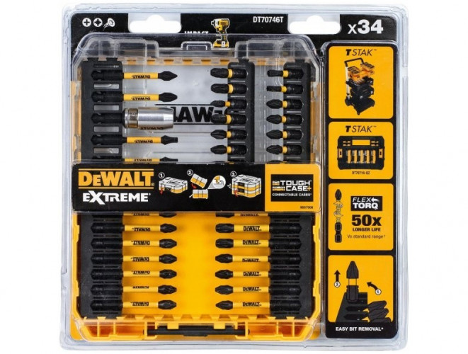 Набор бит DeWALT DT70746T (34 шт.)