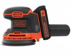 Аккумуляторная эксцентриковая шлифмашина BLACK&amp;DECKER BDCROS18