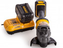Аккумуляторная угловая шлифмашина 125 мм DeWALT DCG414T2