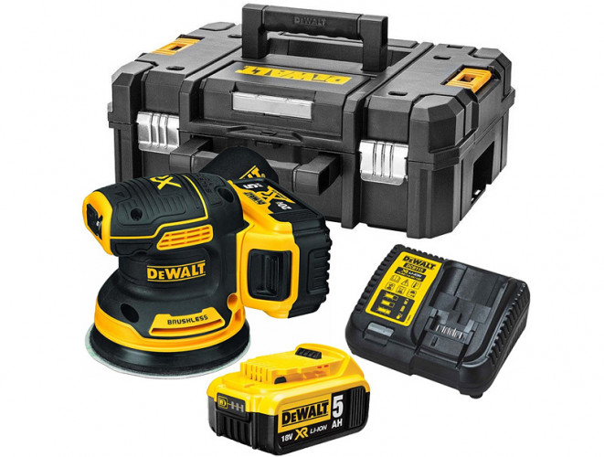 Аккумуляторная эксцентриковая шлифмашина DeWALT DCW210P2