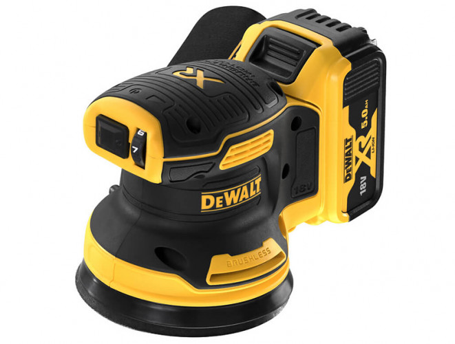 Аккумуляторная эксцентриковая шлифмашина DeWALT DCW210P2