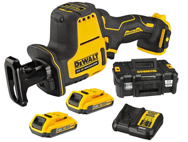 Аккумуляторная сабельная пила DeWALT DCS312D2