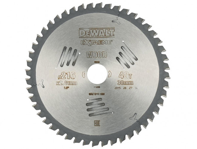 Пильный диск (216х30мм) DeWALT DT4320