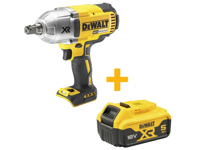 Аккумуляторный гайковерт DeWALT DCF899NT+DCB184