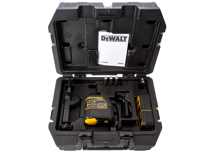 Лазер самовыравнивающийся 2-х плоскостной DeWALT DW088KD