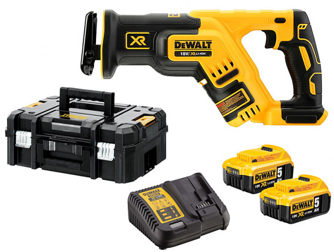Аккумуляторная сабельная пила DeWALT DCS367P2
