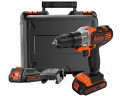 Аккумуляторная дрель-шуруповерт BLACK&DECKER MT218KB
