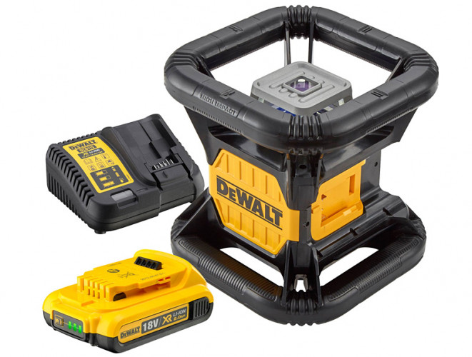 Аккумуляторный ротационный лазер DeWALT DCE079D1G