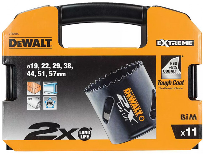 Набор цифенборов DeWALT LongLife DT8269L