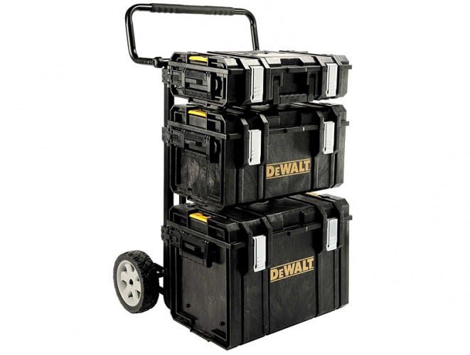 Ящики инструментальные 3 шт на тележке DeWALT TOUGHSYSTEM 1-70-349
