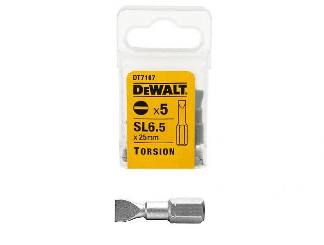 Бита Sl6,5 DeWALT DT7107