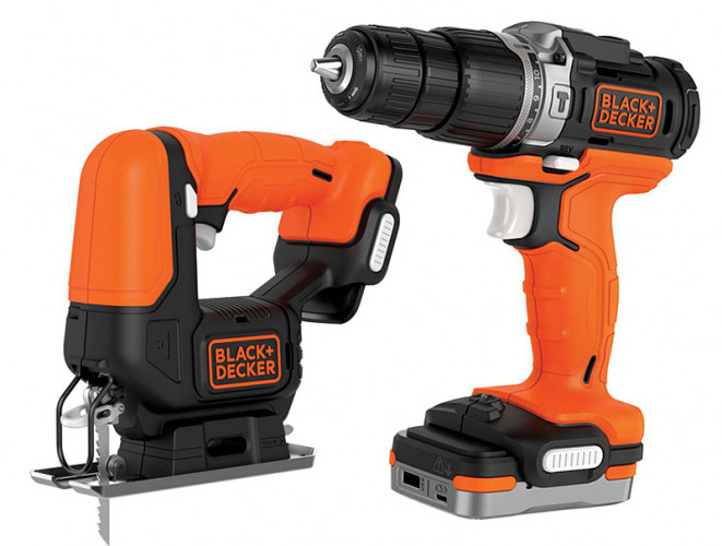 Набор аккумуляторного инструмента BLACK&DECKER BDCK122S1S