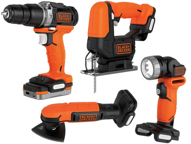 Набор аккумуляторного инструмента BLACK&DECKER BDCK123S2S